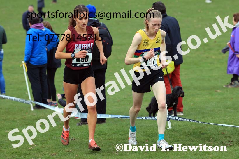 Senior Women, 2024 CAU Inter Counties Cross Country Champs., Wollaton Park, Nottingham. Photo: David T. Hewitson/Sports for All Pics